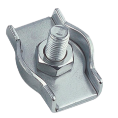 Simplexklemme Edelstahlseil 2 mm und 3 mm